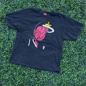 Vintage NBA Dwayne Wade x Miami Heat  Split Face Tee